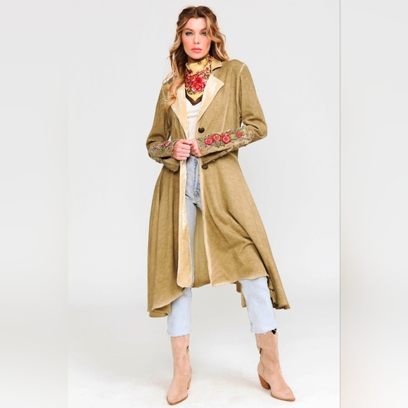 Aratta The Heart of Autumn Coat In Antique Bronze - Picture 2 of 12